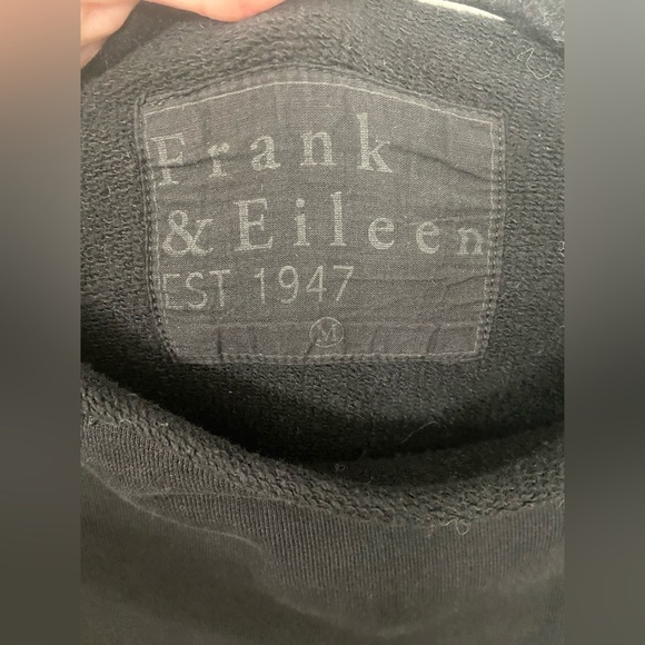 Frank & Eileen Izzie Triple Fleece Sweatshirt Party Dress Black Size Medium - Picture 7 of 8